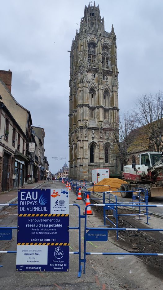 Travaux rue de la poissonnerie